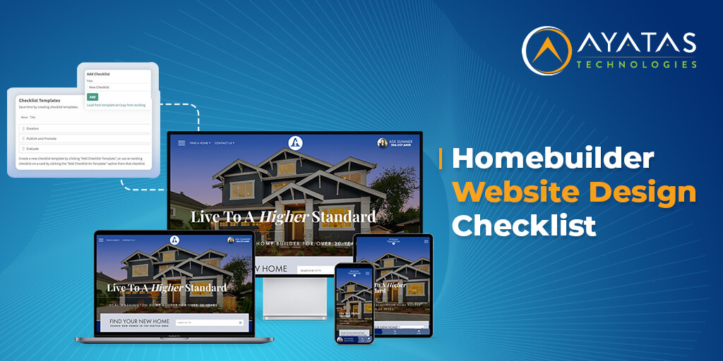 Homebuilder Website Design Checklist - Ayatas Technologies